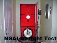 NSAI Certified Airtightness Test